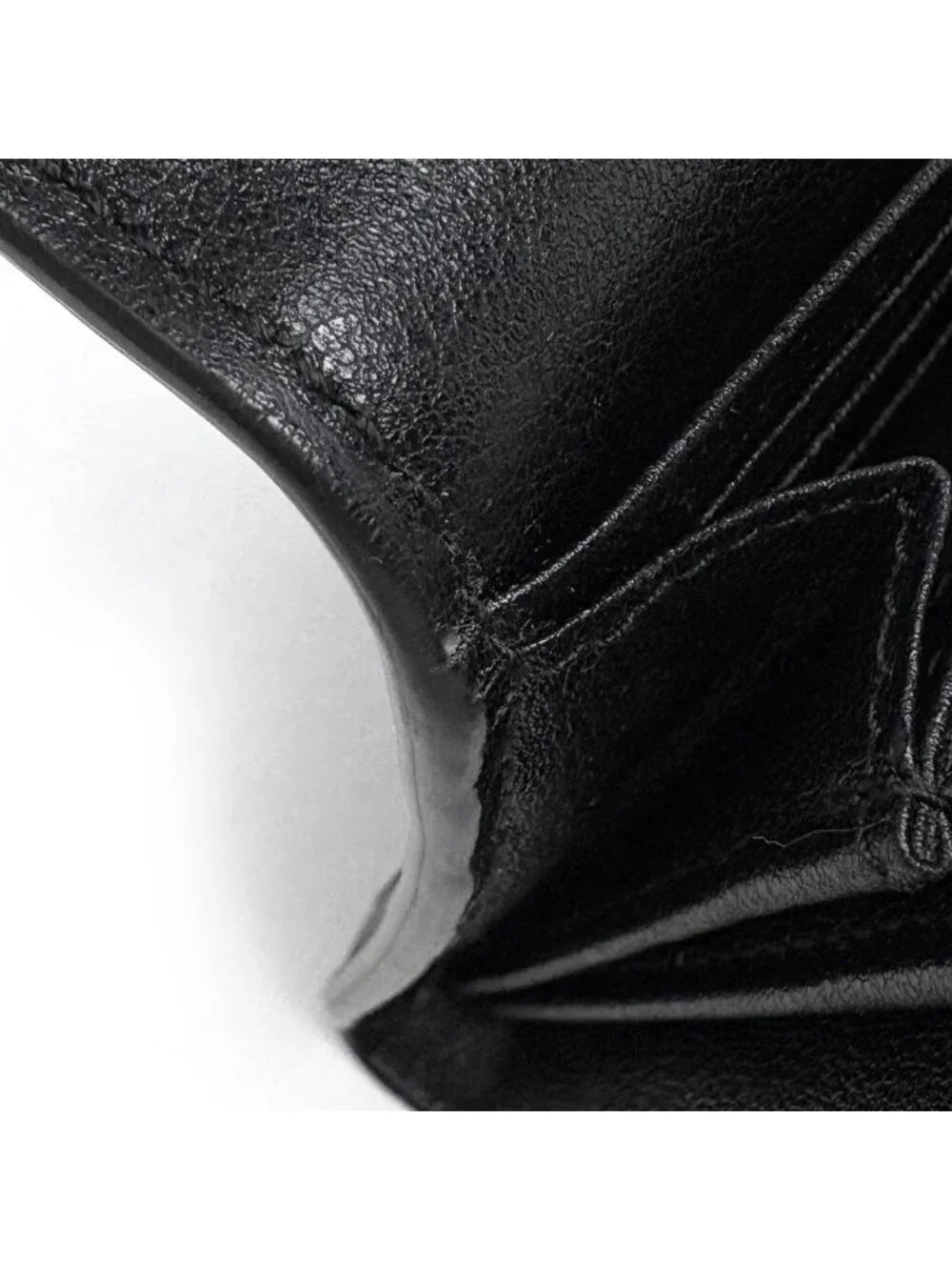 Gucci Wallet GG Embossed Bifold Leather Black